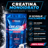 Eleva Essentials Creatina Monoidrata in Polvere Micronizzata 340g 100 Porzioni | Pura, Vegana, Gusto Neutro, Si Scioglie Facilmente, Misurino Incluso | Made in Italy