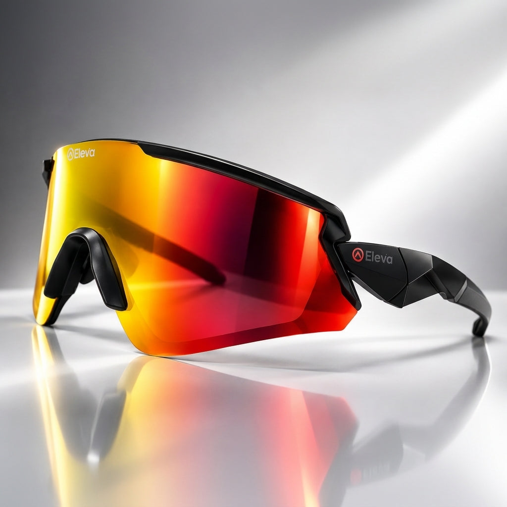 Eleva Shift Occhiali Sportivi 2-in-1 UV400 | Ciclismo, Running, Snow