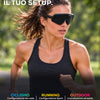 Eleva Shift Occhiali Sportivi 2-in-1 UV400 | Ciclismo, Running, Snow